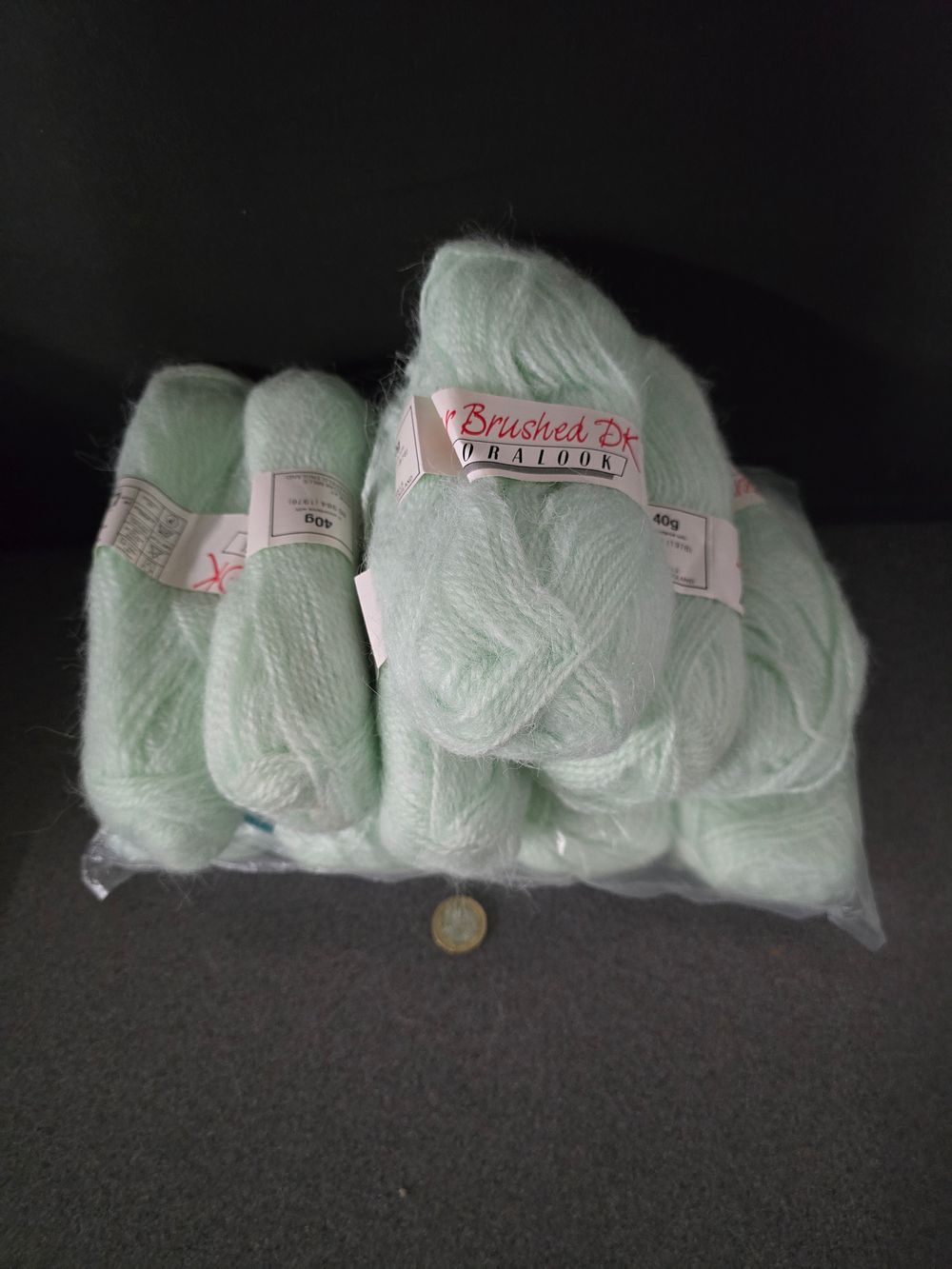 Lot 299: 10 brand new lister brushed angora look wool