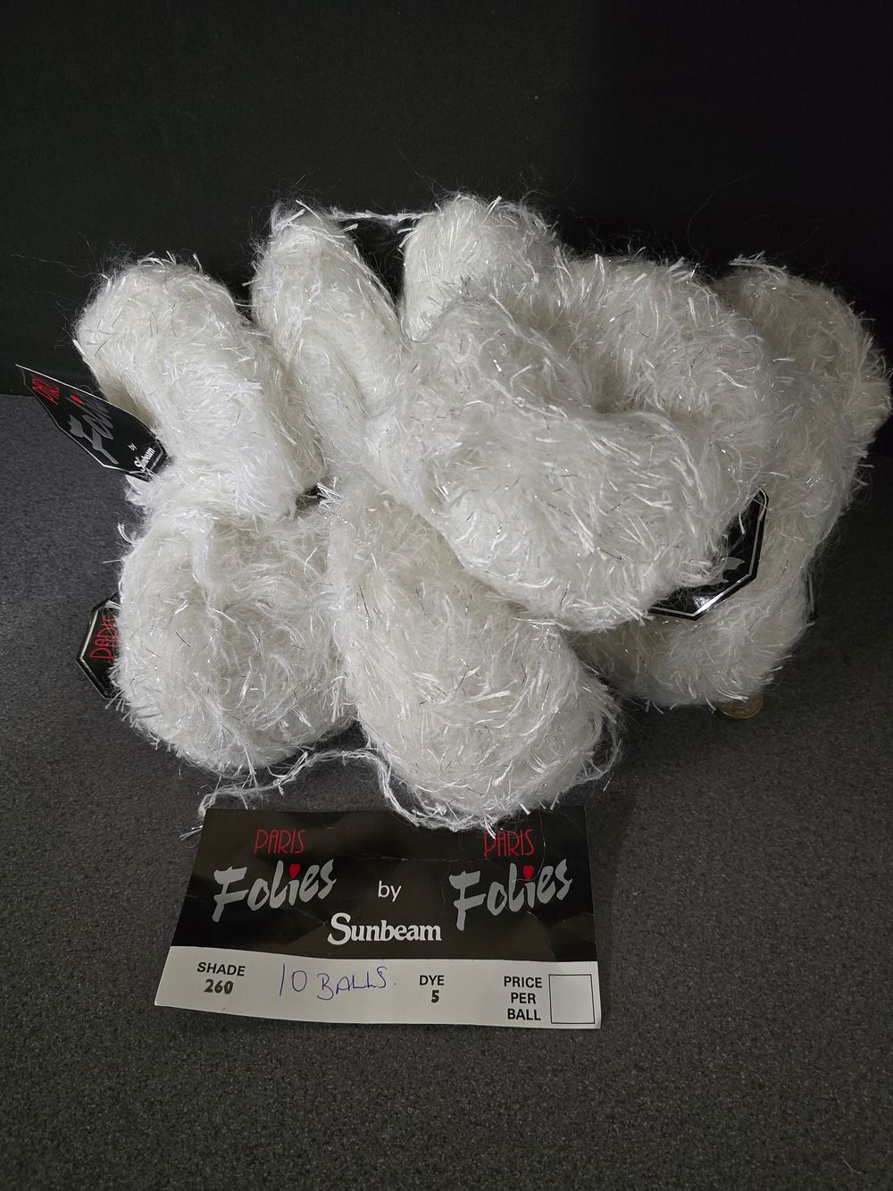 Lot 305: 9 balls of parish Folies by sunbeam wool