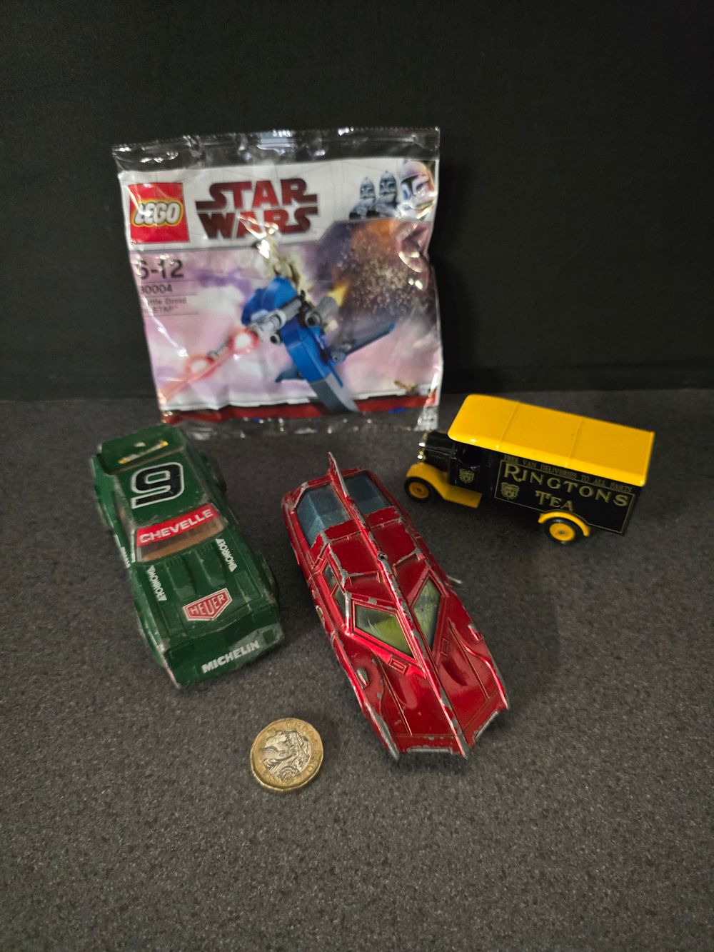 Lot 335: Vintage Toys card and brand new star wars...