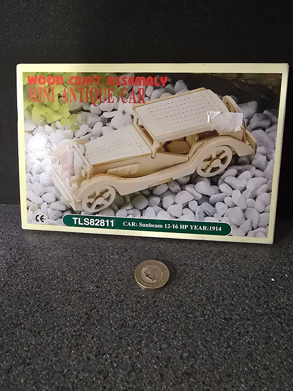 Lot 354: Brand new wood craft mini antique car