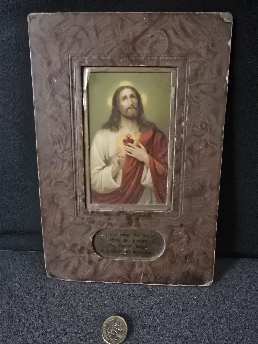 Lot 398: A vintage reglious picture