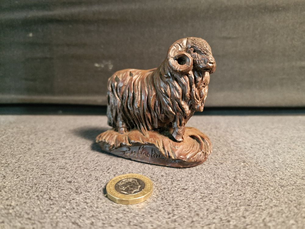 Lot 168: Ram Ornament by Tom Mackie