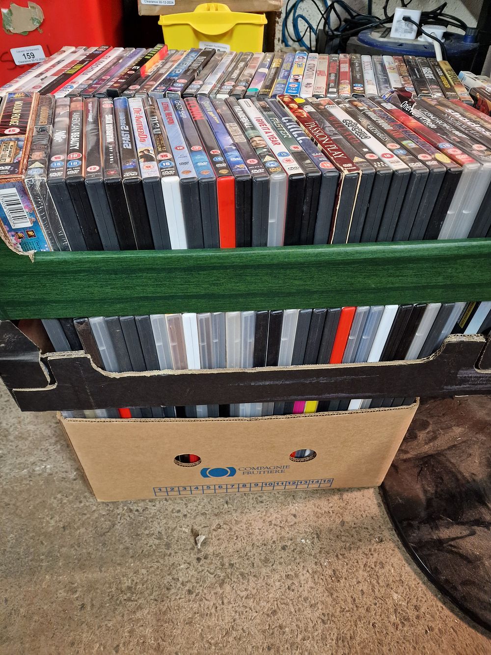 Lot 180: Large Selection of DVDs mostly Movies. 3 Boxes. COLLECTION ONLY