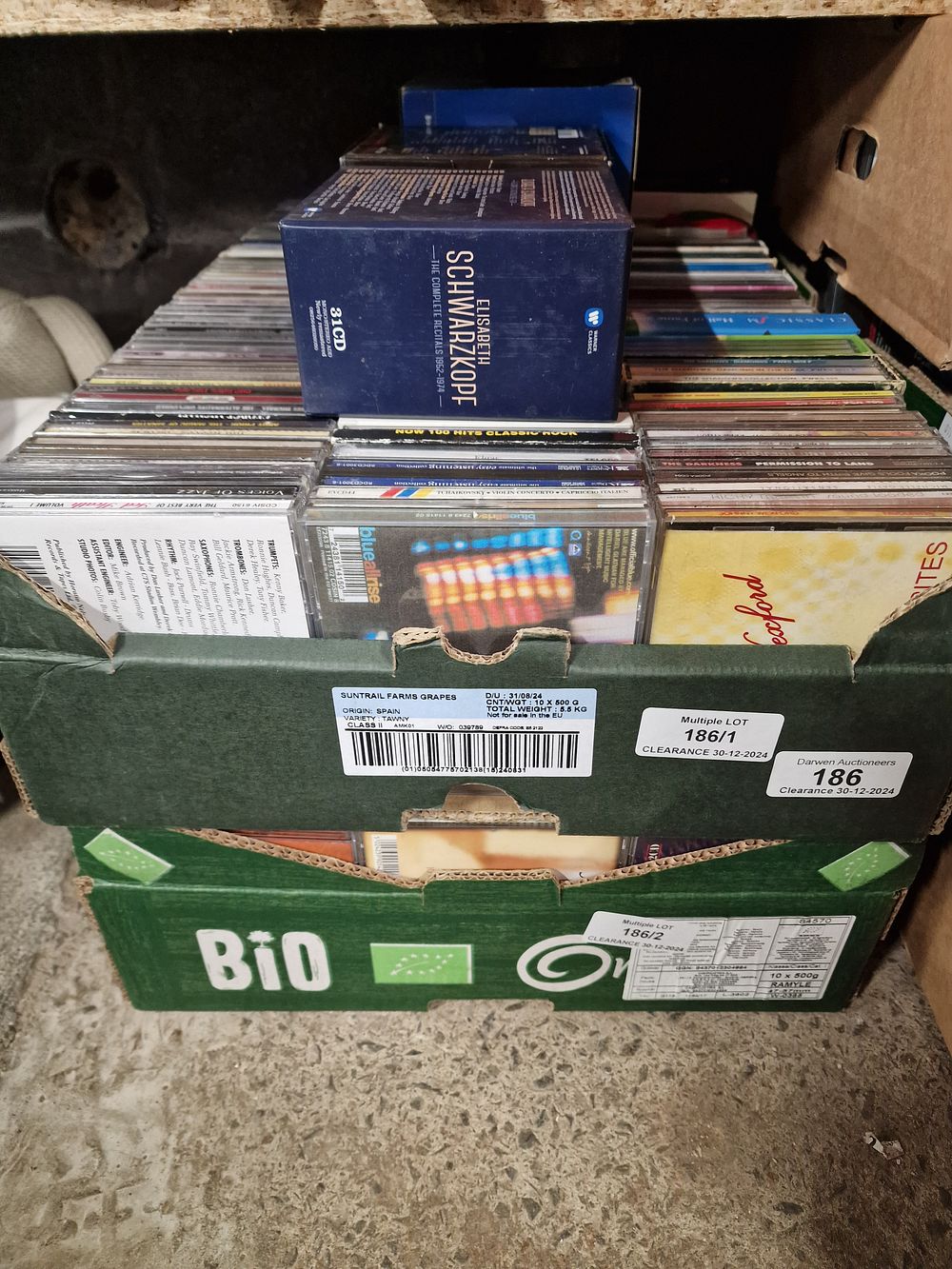 Lot 186: Large Selection of Mixed CDs. Over 2 Trays. COLLECTION ONLY