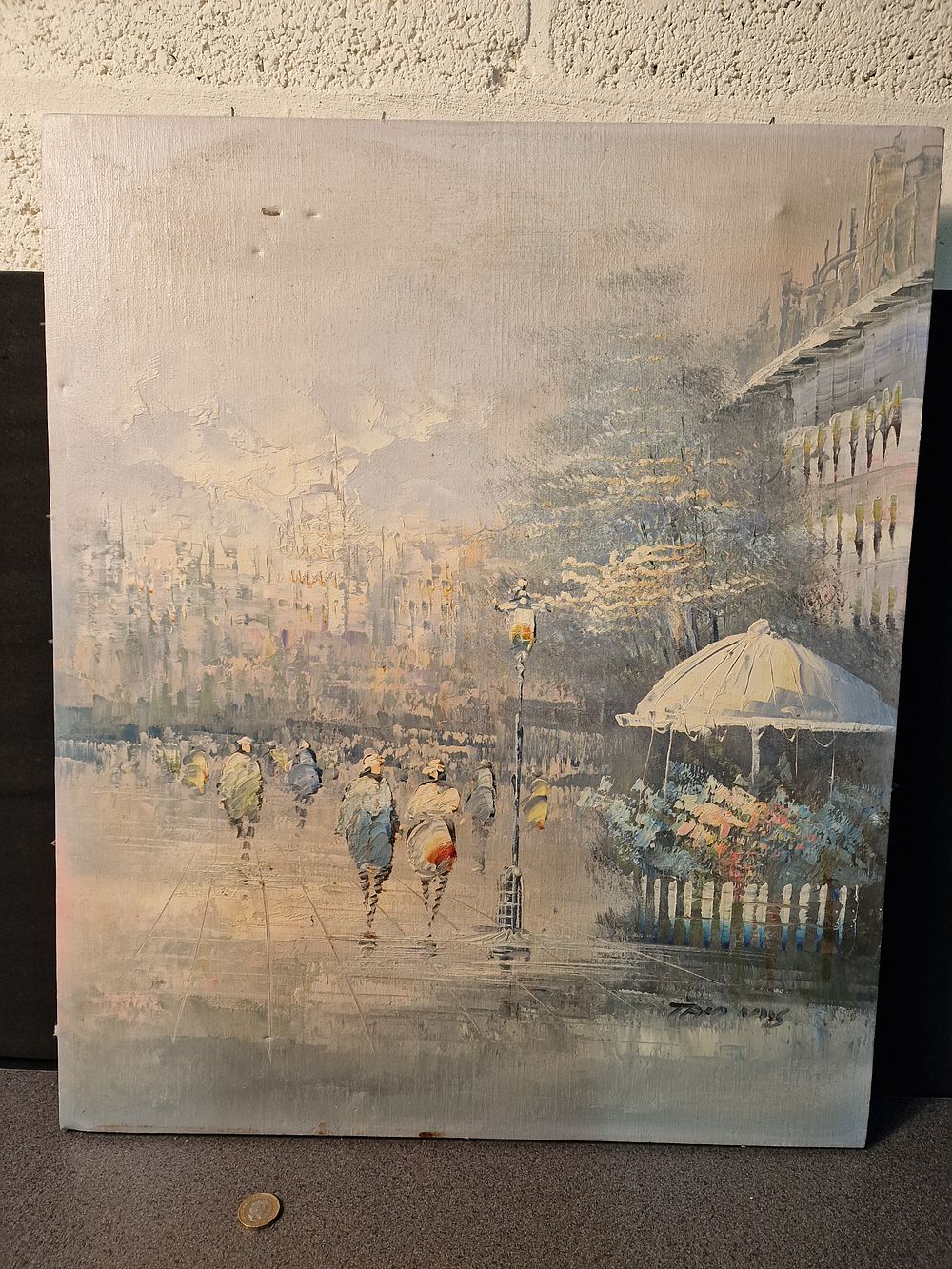 Lot 213: Original Oil on Canvas Approx 61x51cm a/f
