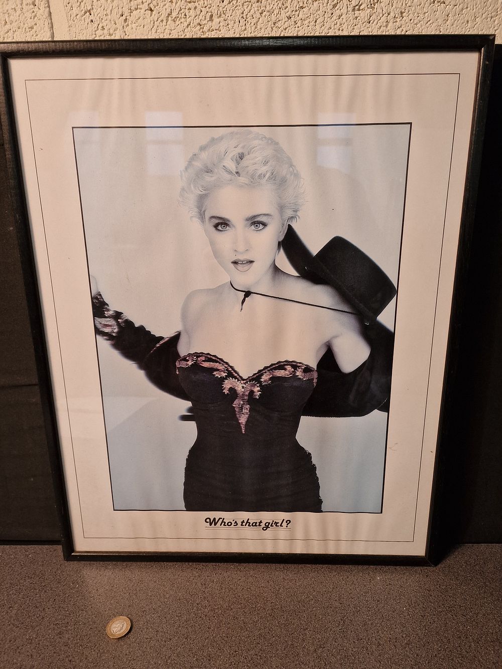 Lot 221: Who's That Girl? (Its Madonna) Framed Print. Approx 53x43cm