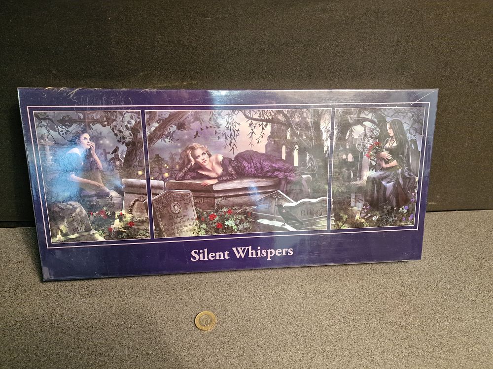 Lot 245: Silent Whispers 2000pc Jigsaw 3in1 x1 1000pc x2 500pc Still Sealed