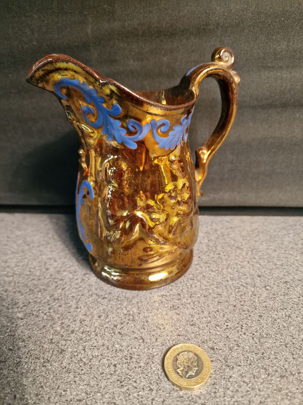 Lot 272: Copper Lustre Jug