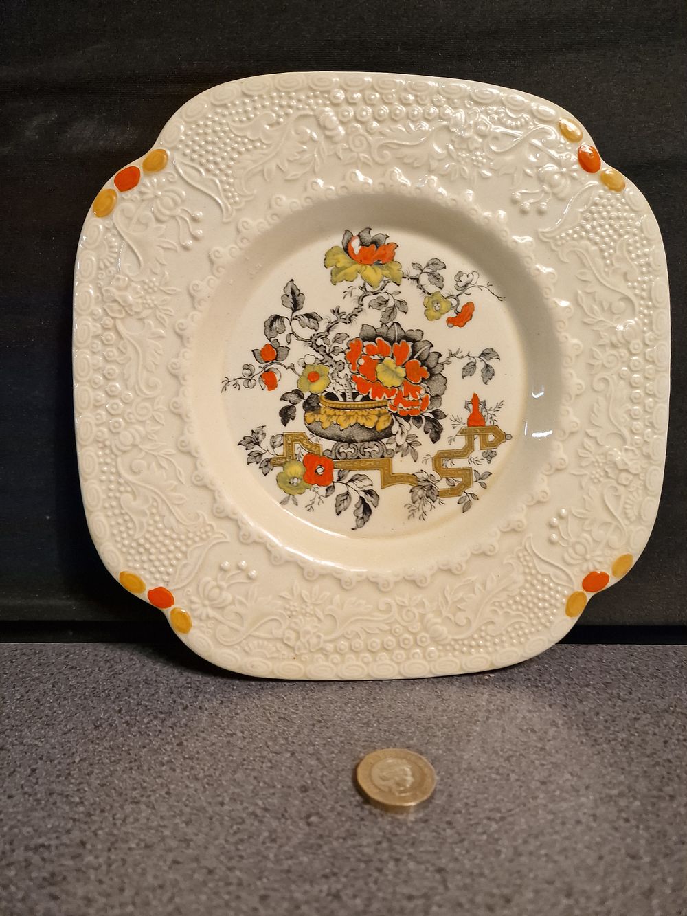 Lot 274: Early Masons Ironstone Plate No 3982 VGC