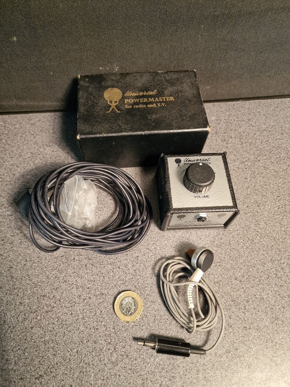 Lot 277: Vintage Universal Power Master Earphone For Radio and TV