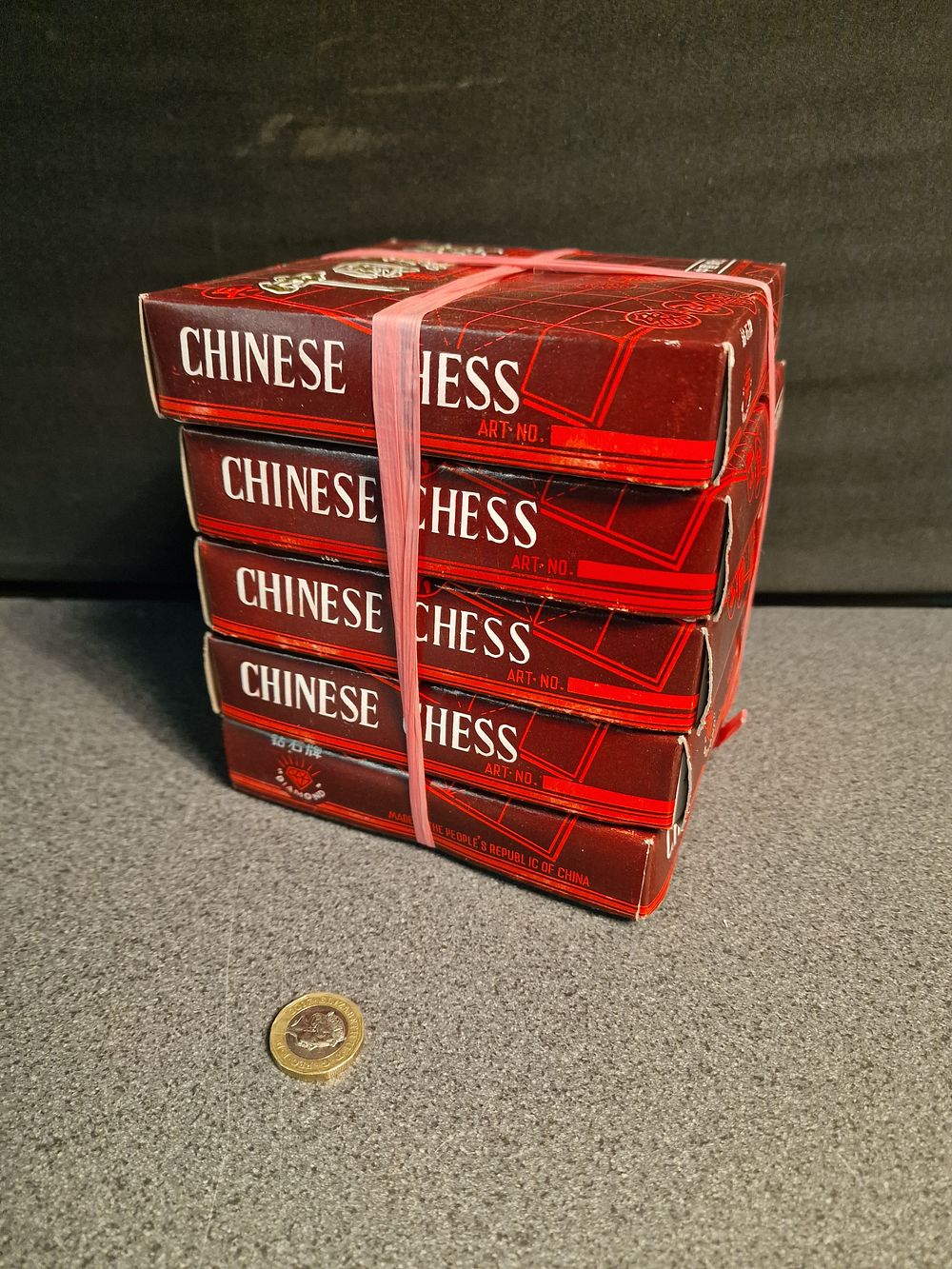 Lot 281: Five Sets of Chinese Chess