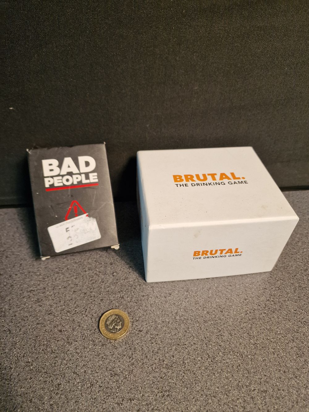 Lot 288: Bad People Party Game and Brutal The Drinking Game