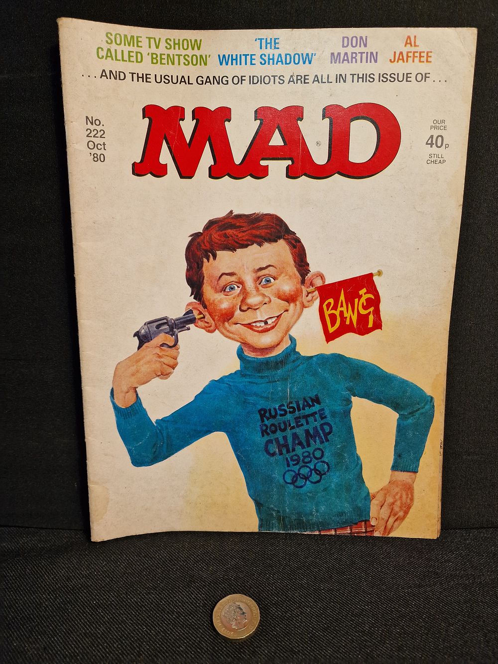 Lot 166: MAD Magazine Issue No.222 Oct 1980