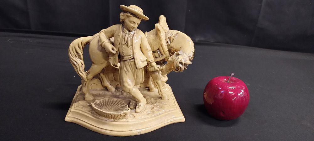 Lot 153: Vintage Porcelain Eichwald cigarette and match holder