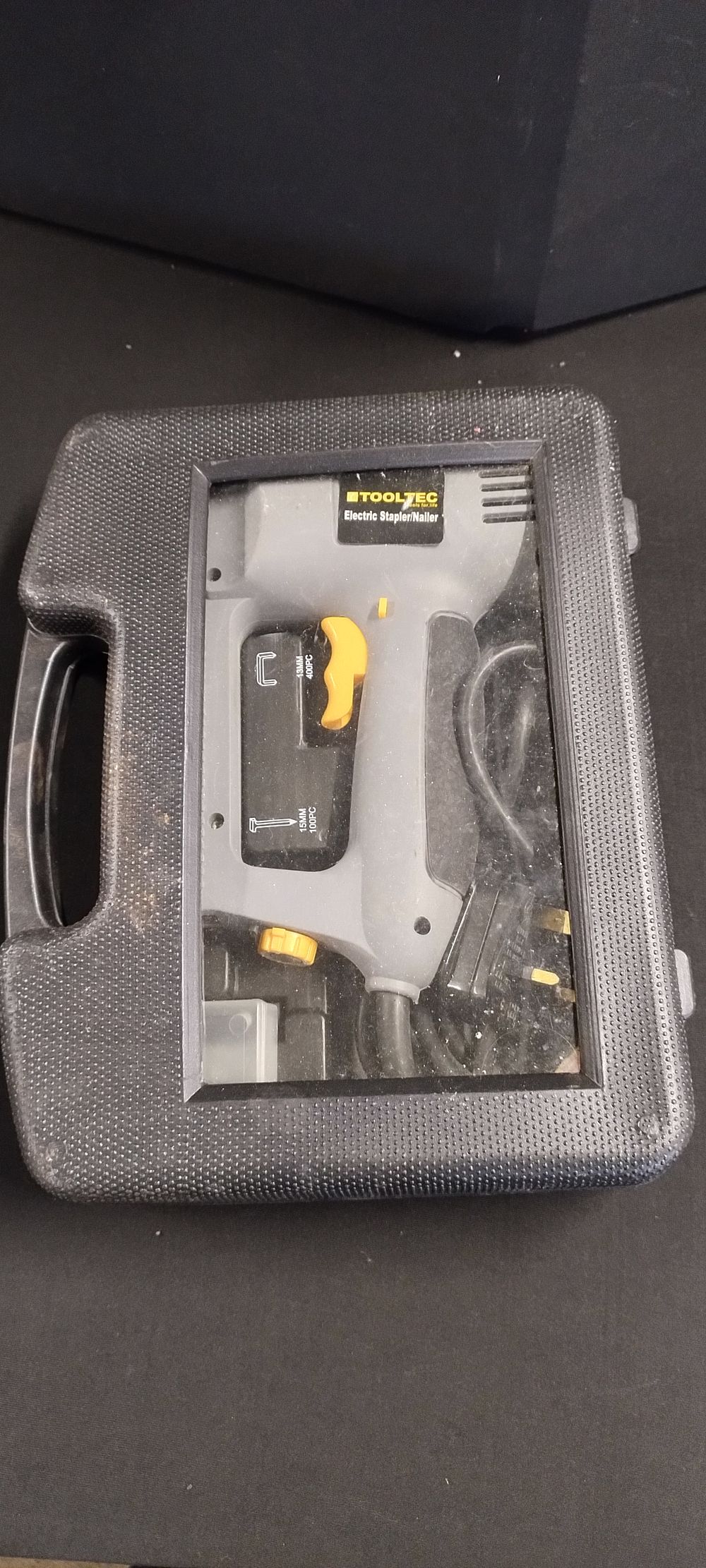 Lot 175: Tooltec electric staple / nailer in case