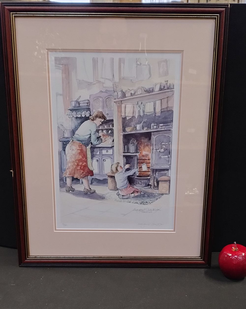 Lot 214: Limited Edition 140/500 framed print of Margaret Clarkson's...