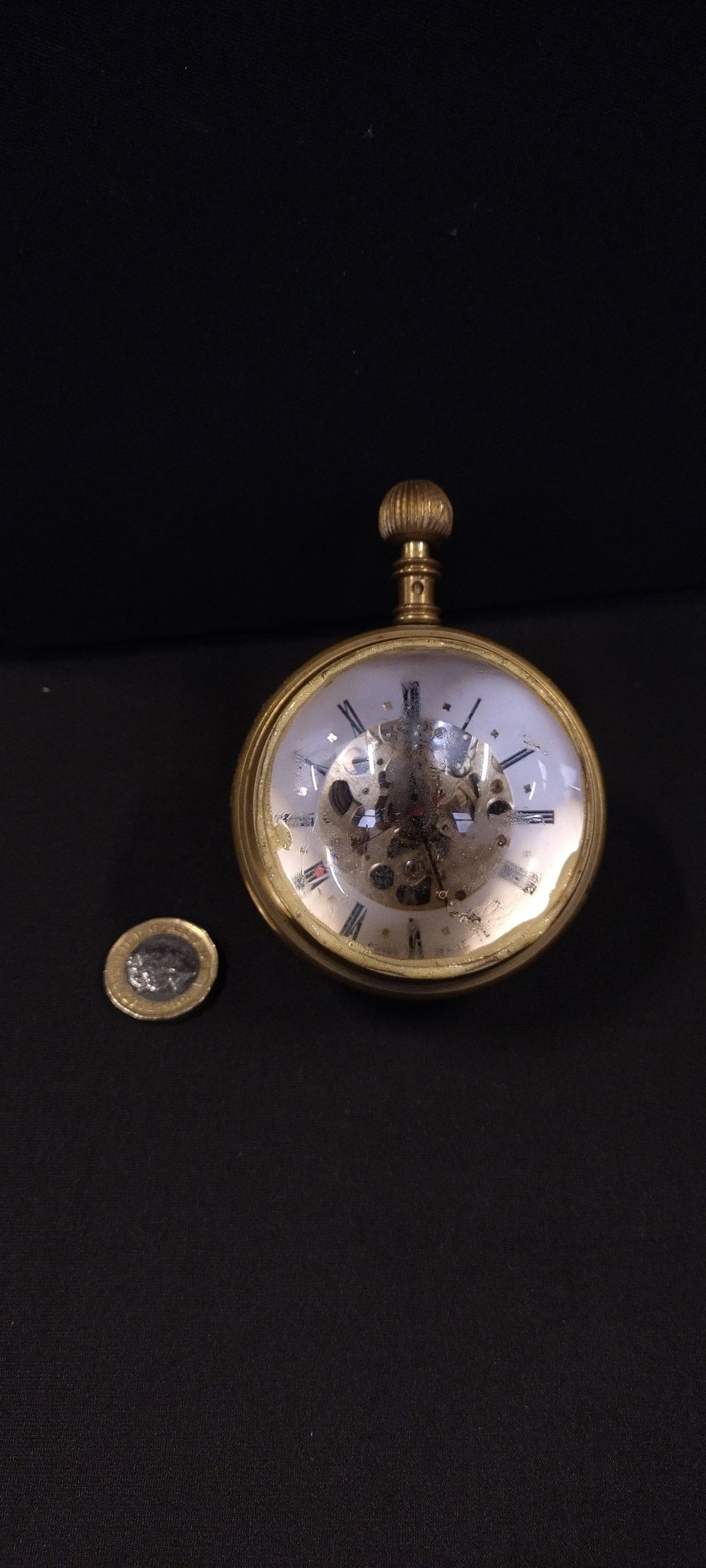 Lot 245: Large table pocket watch
