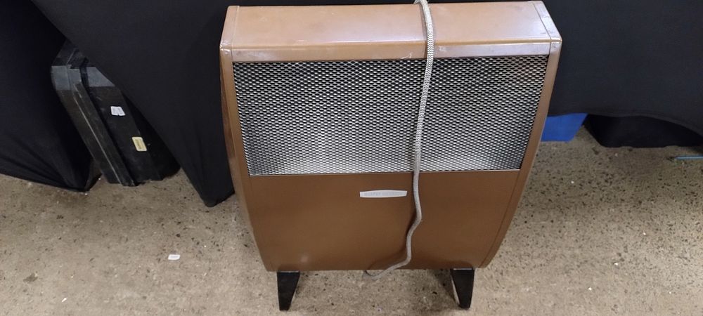 Lot 333: Retro Morphy Richards electric heater in a copper...
