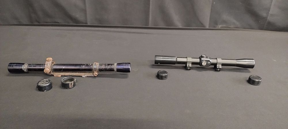Lot 340: Two gun scopes a Diana 3x 1960s adjustable...
