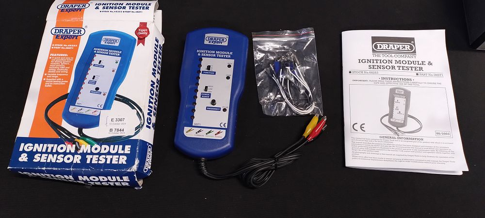 Lot 346: Boxed Draper Expert Ignition Module and Sensor Tester