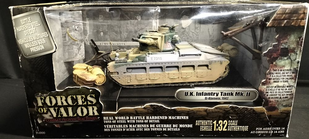 Lot 210: Boxed Forces of Valor 1.32 scale model U.K....