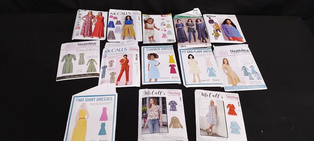 Lot 280: 13 various clothing patterns for ladies and children