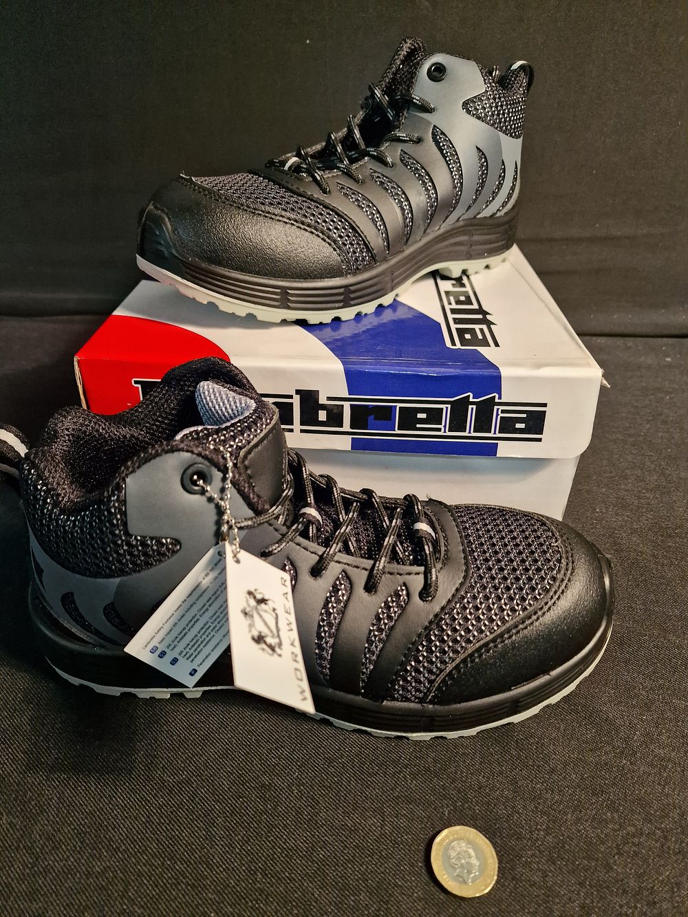 Lot 173: Lambretta Brand New Ladies Steel Toe Safety Boots Size 4