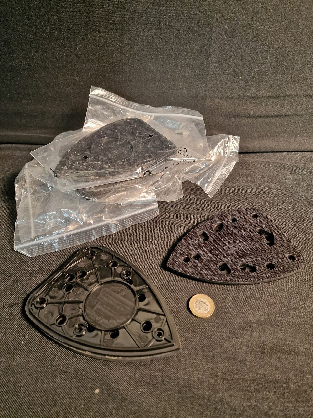 Lot 176: x8 Detail Sander Replacement Velcro Base Spare Partss