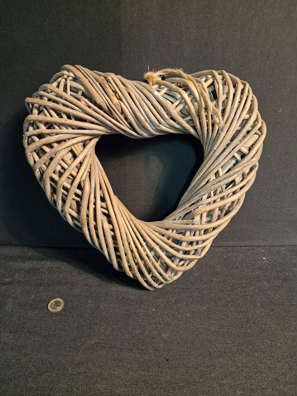 Lot 263: Wicker Heart Decoration