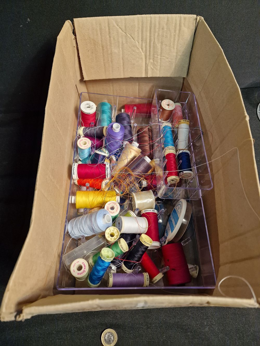 Lot 270: Box of Sewing Threads