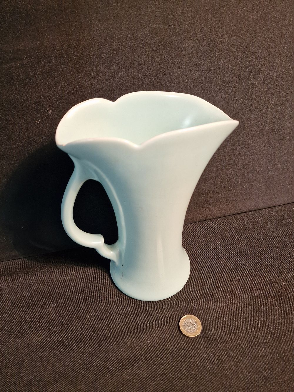 Lot 273: Elijah Cotton Staffordshire Jug a/f