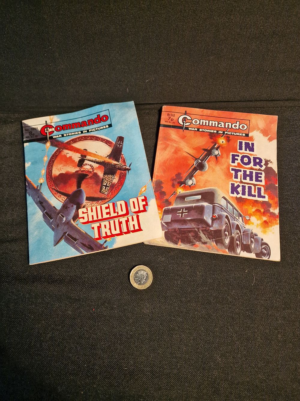 Lot 281: Pair of Vintage Commando Booklets