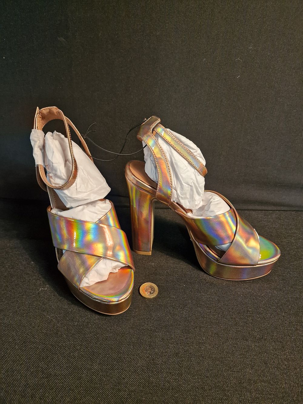 Lot 314: Ladies Size 4 Rose Gold Madrid Shoes Brand New RRP £32
