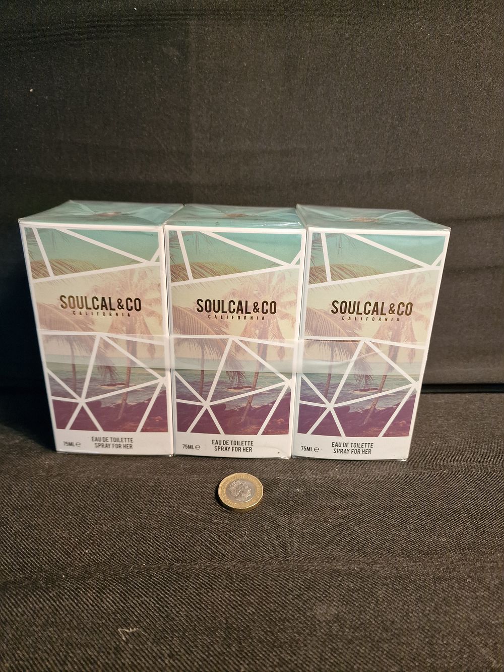 Lot 370: x3 Soul Cal & Co California Eau De Toilette Spray for Her 75ml New Sealed
