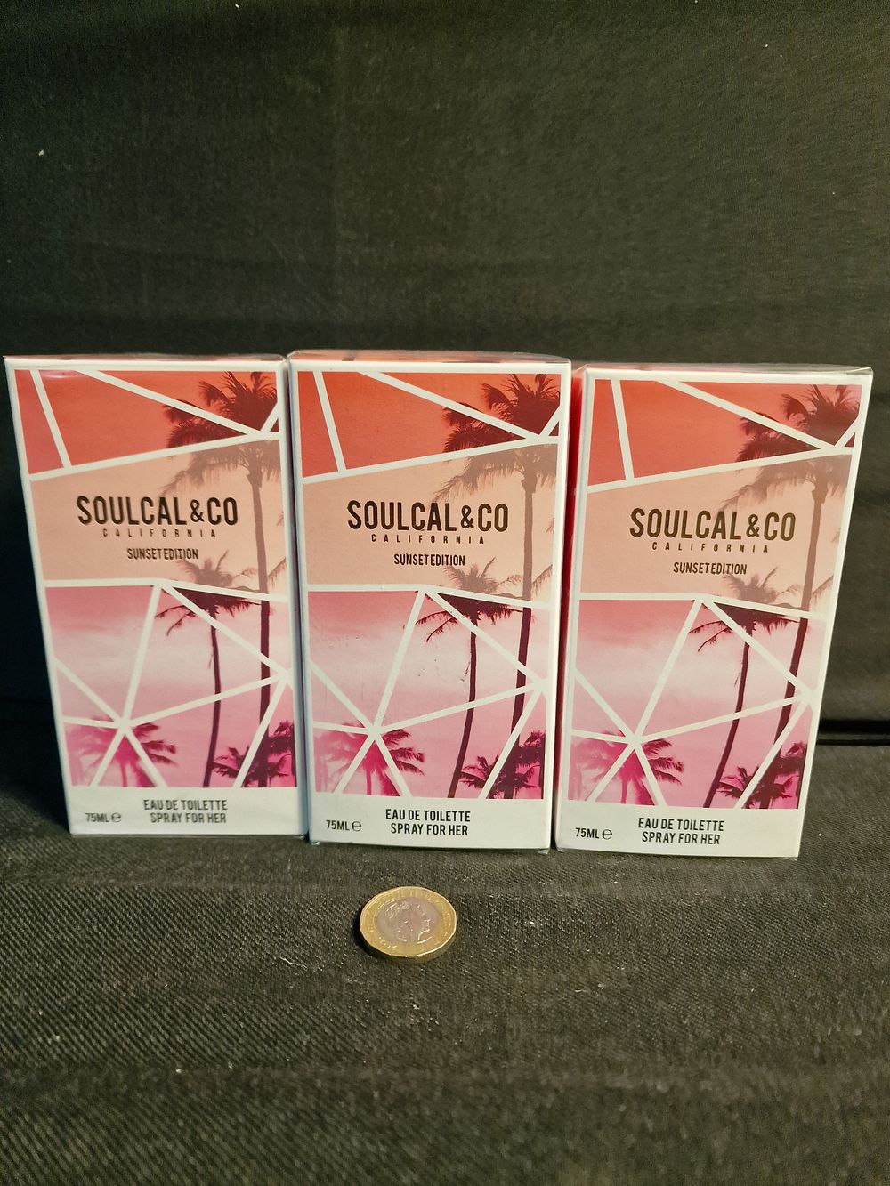 Lot 371: x3 Soul Cal & Co California Sunset Edition Eau De Toilette Spray for Her 75ml New Sealed