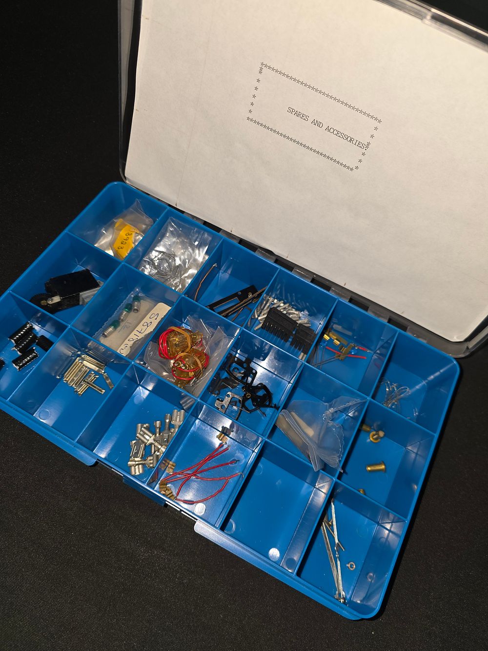 Lot 152: A selection of model train accessories and parts...