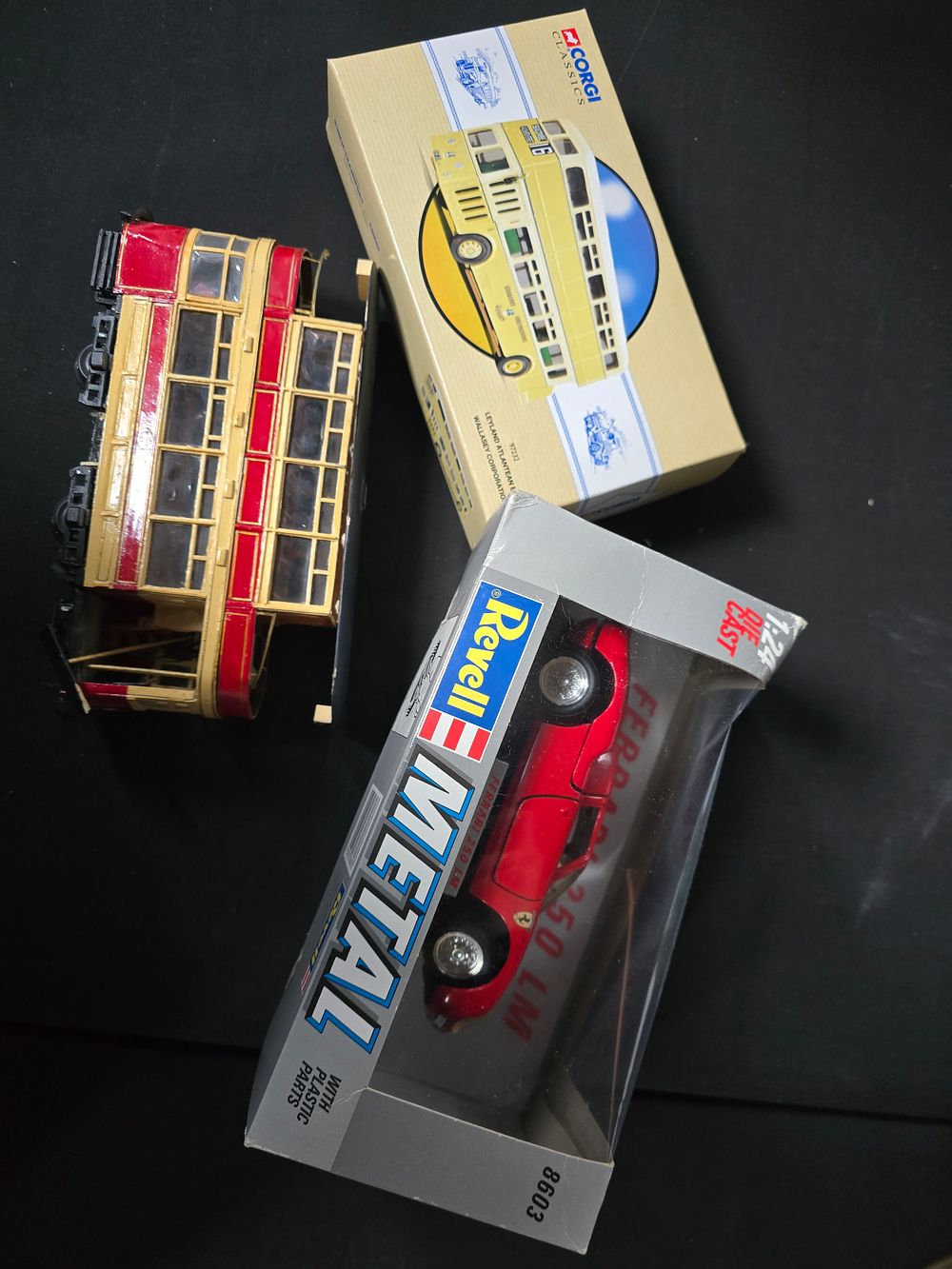 Lot 160: Three Corgi revell and a hand made model...