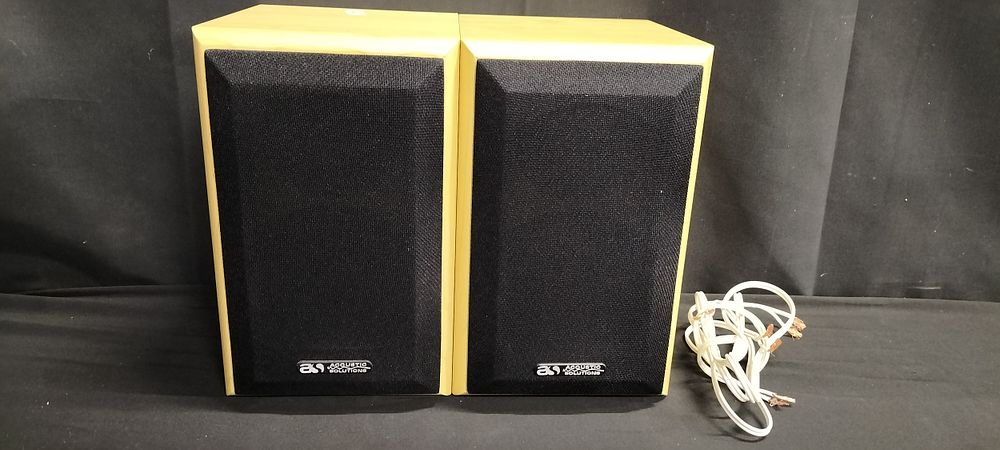 Lot 197: Pair of Acoustic Solutions Speakers