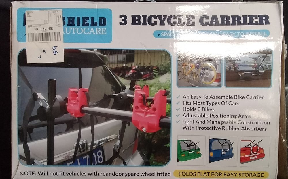 Lot 216: Boxed car bicycle carrier