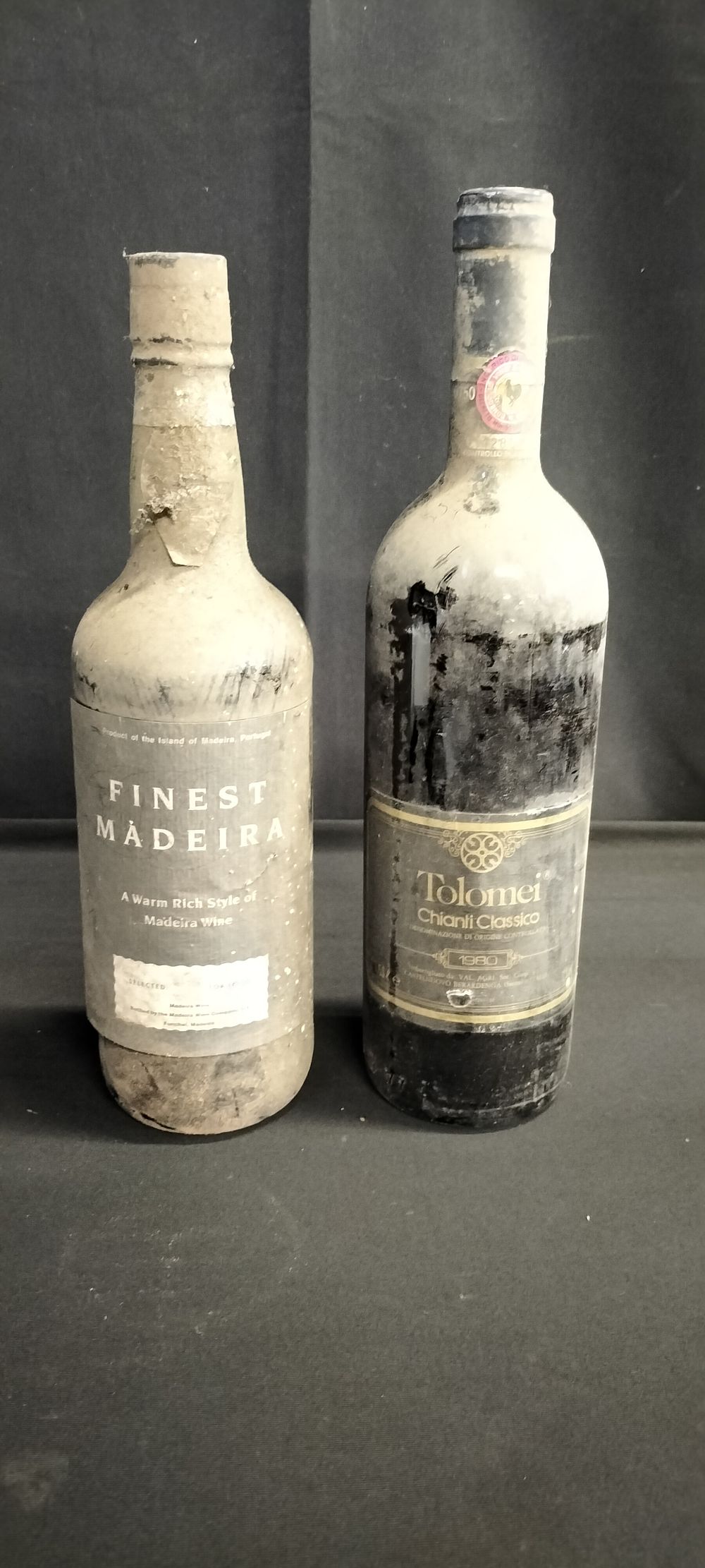 Lot 246: Two unopened bottles of red wine. Bottle of...