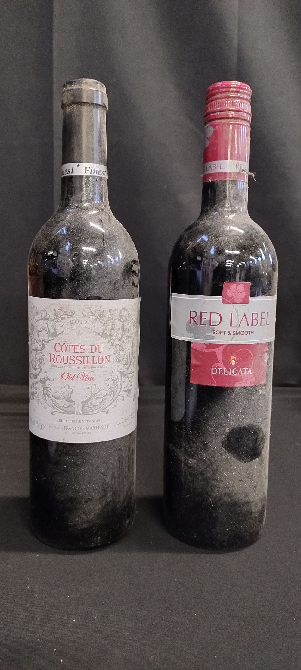 Lot 249: Two bottles of unopened red wine. 2011 Côtes...