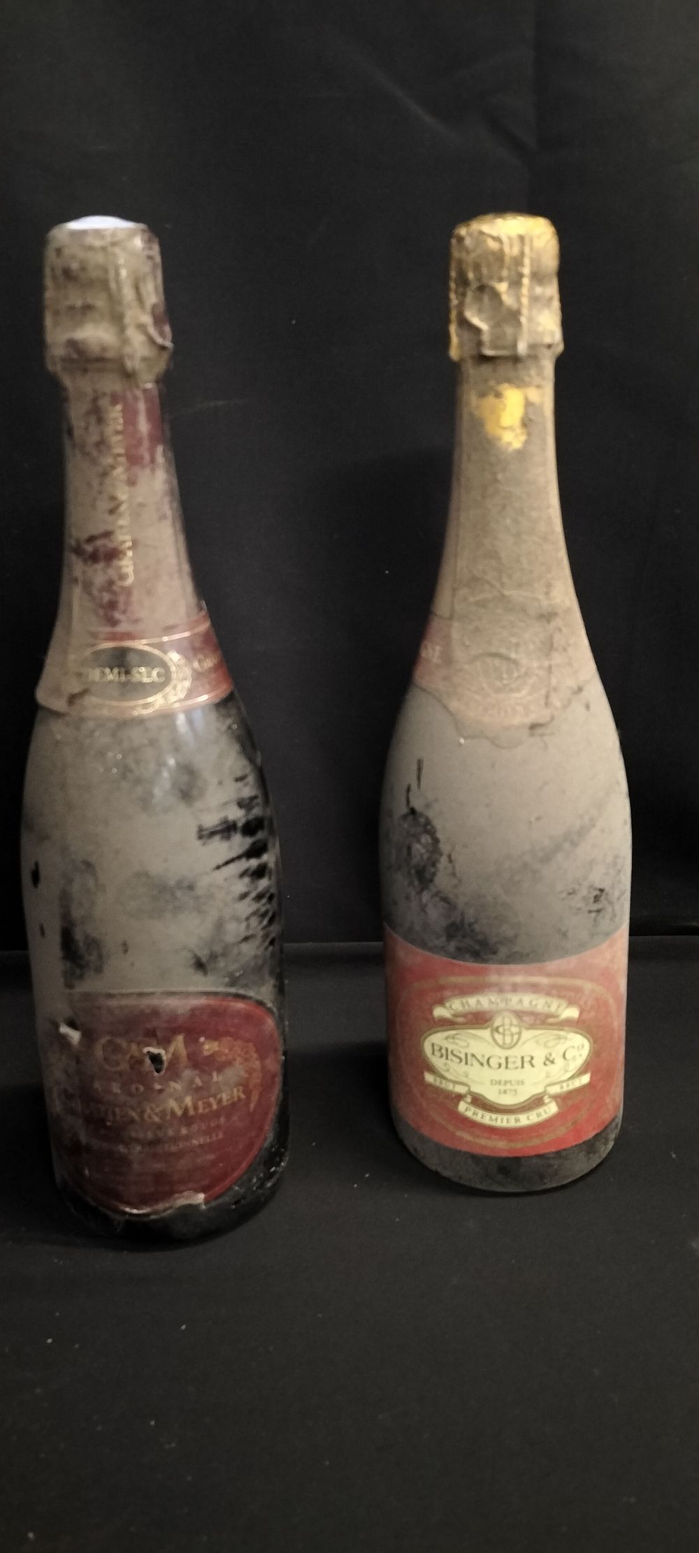 Lot 251: Two bottles of unopened champagne. Bisinger &Co Premier...