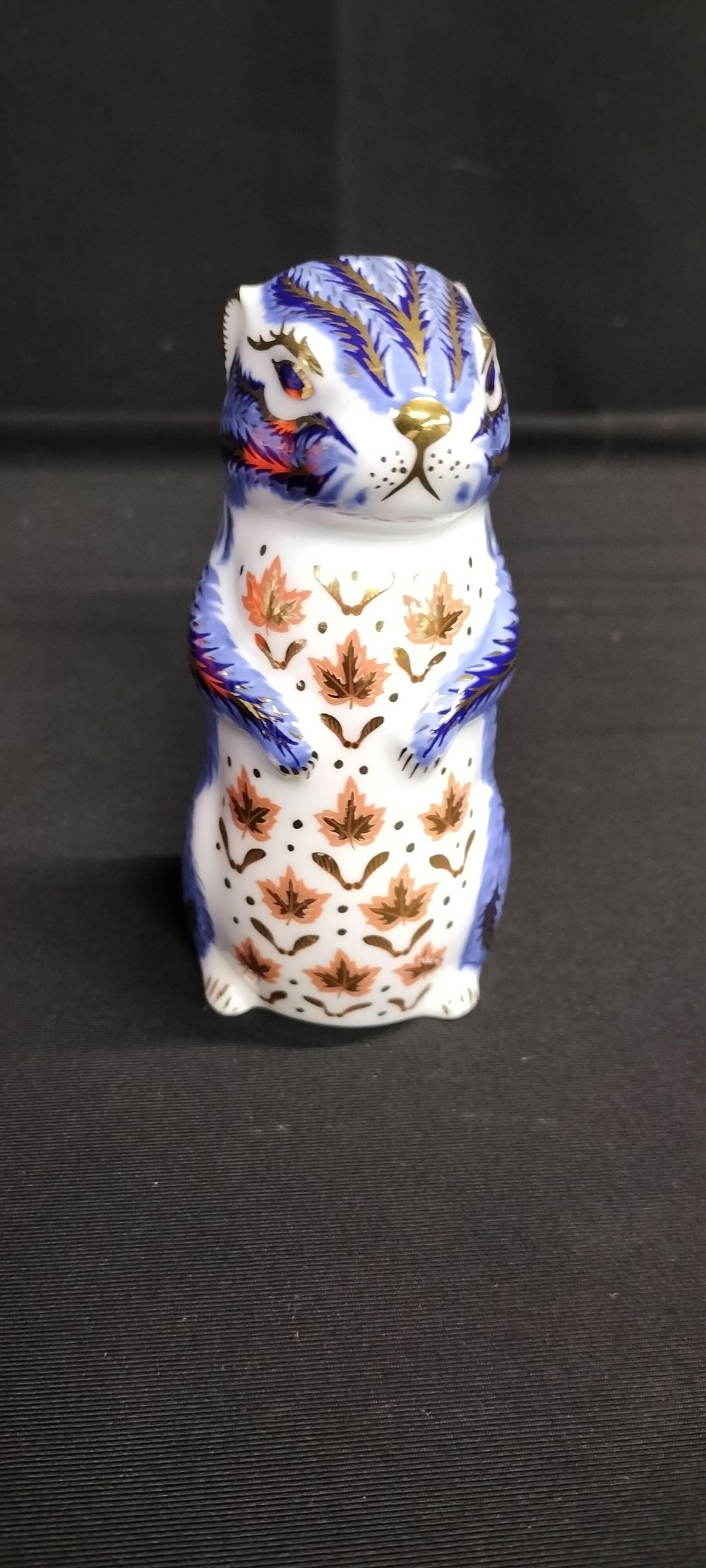 Lot 273: Royal Crown Derby Imari Chipmunk with gold button