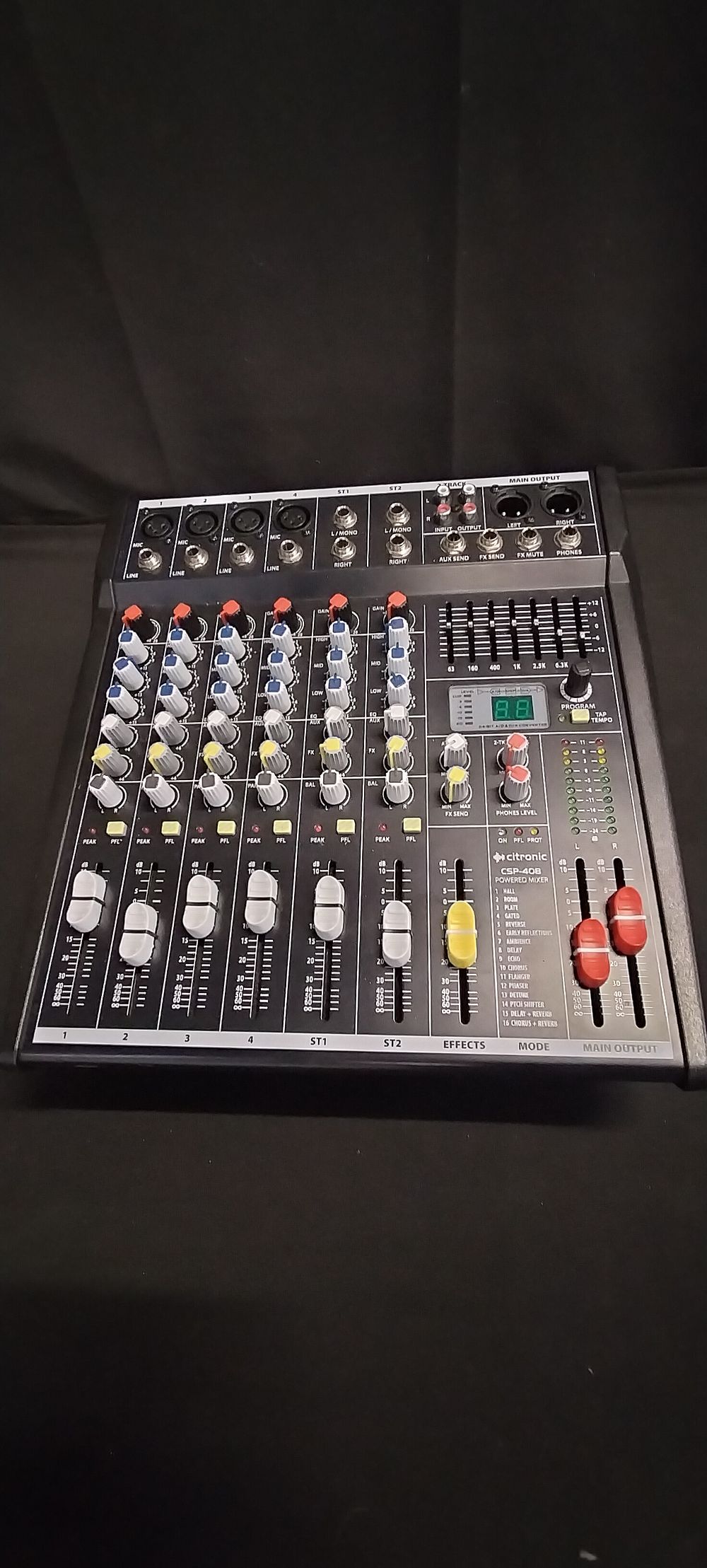 Lot 303: Citronic CSP-408 Powered Mixer tested for power