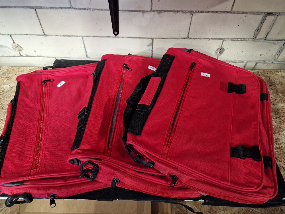 Lot 151: Three Red Medical Style Satchels