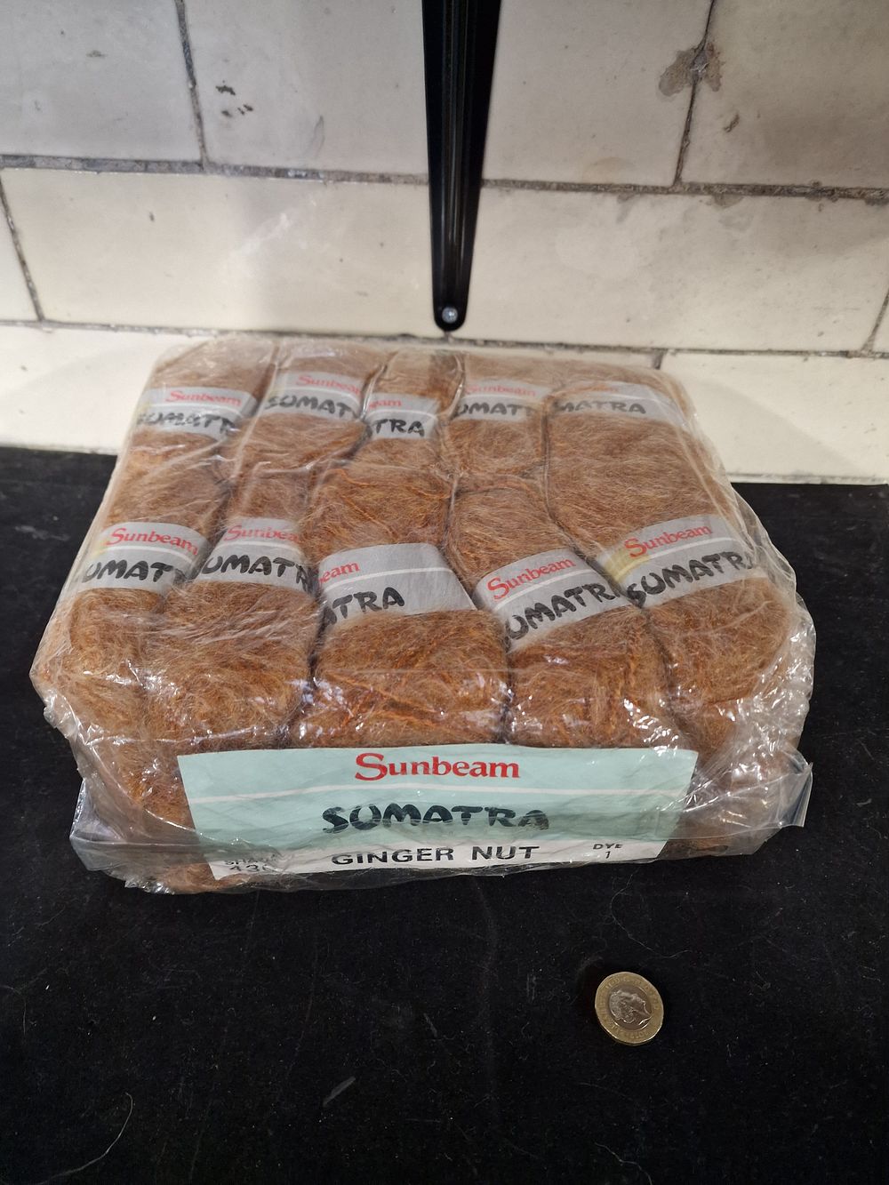 Lot 169: Sunbeam Acrylic Wool Color Ginger Nut