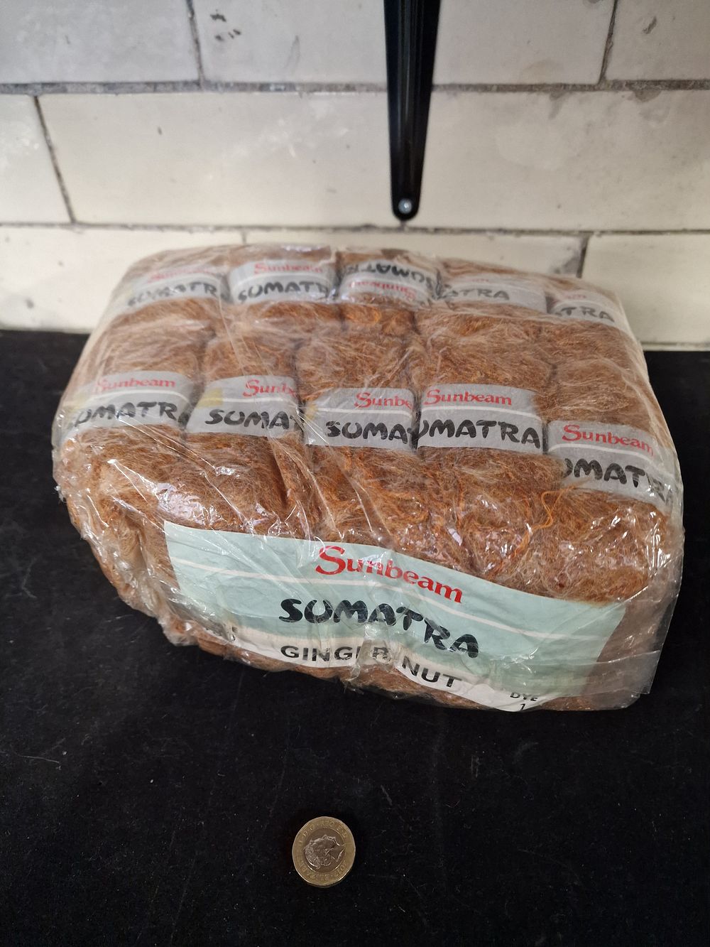 Lot 176: Sunbeam Acrylic Wool Color Ginger Nut