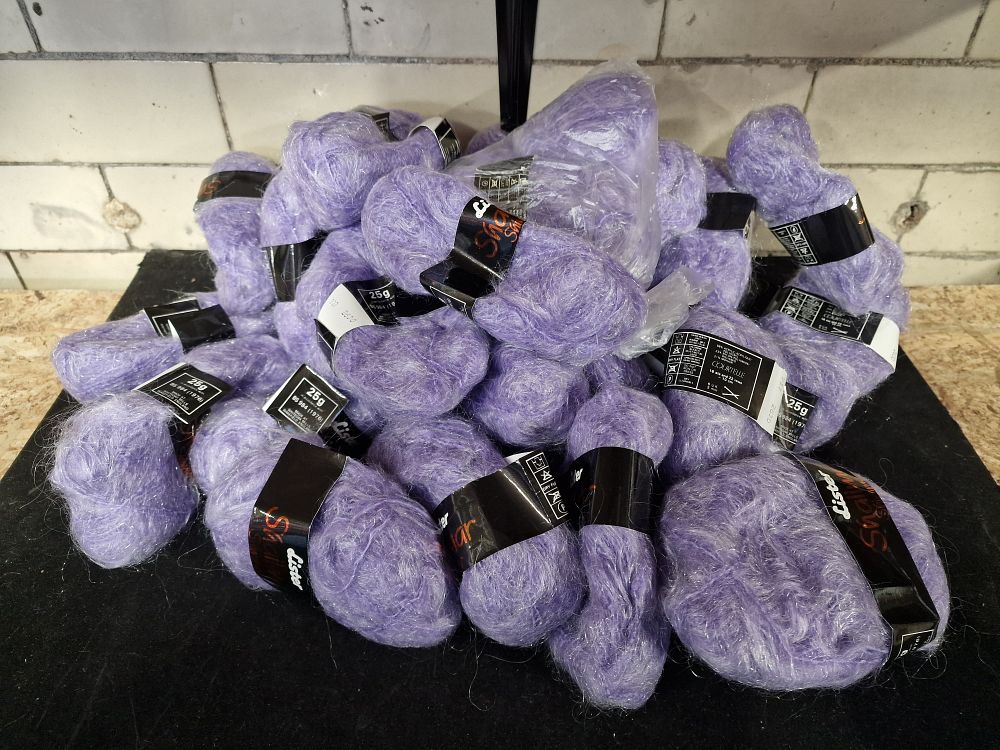 Lot 213: Lister Shalimar Shimmer Acrylic Nylon Mohair Wool