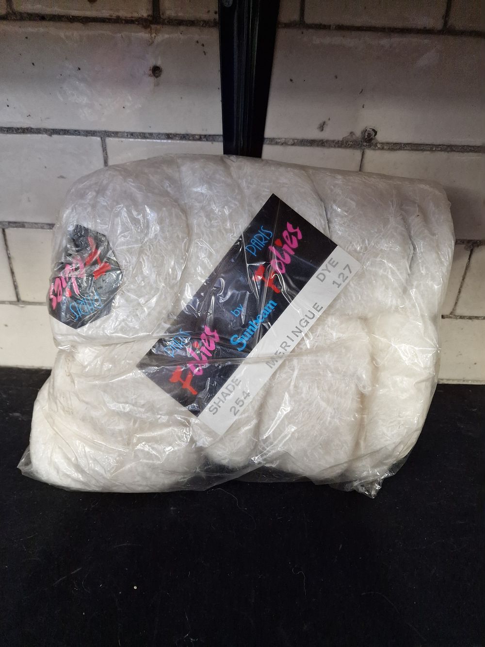 Lot 216: Sunbeam Paris Folies Acrylic Polyester Mohair Wool Colour Chinchilla
