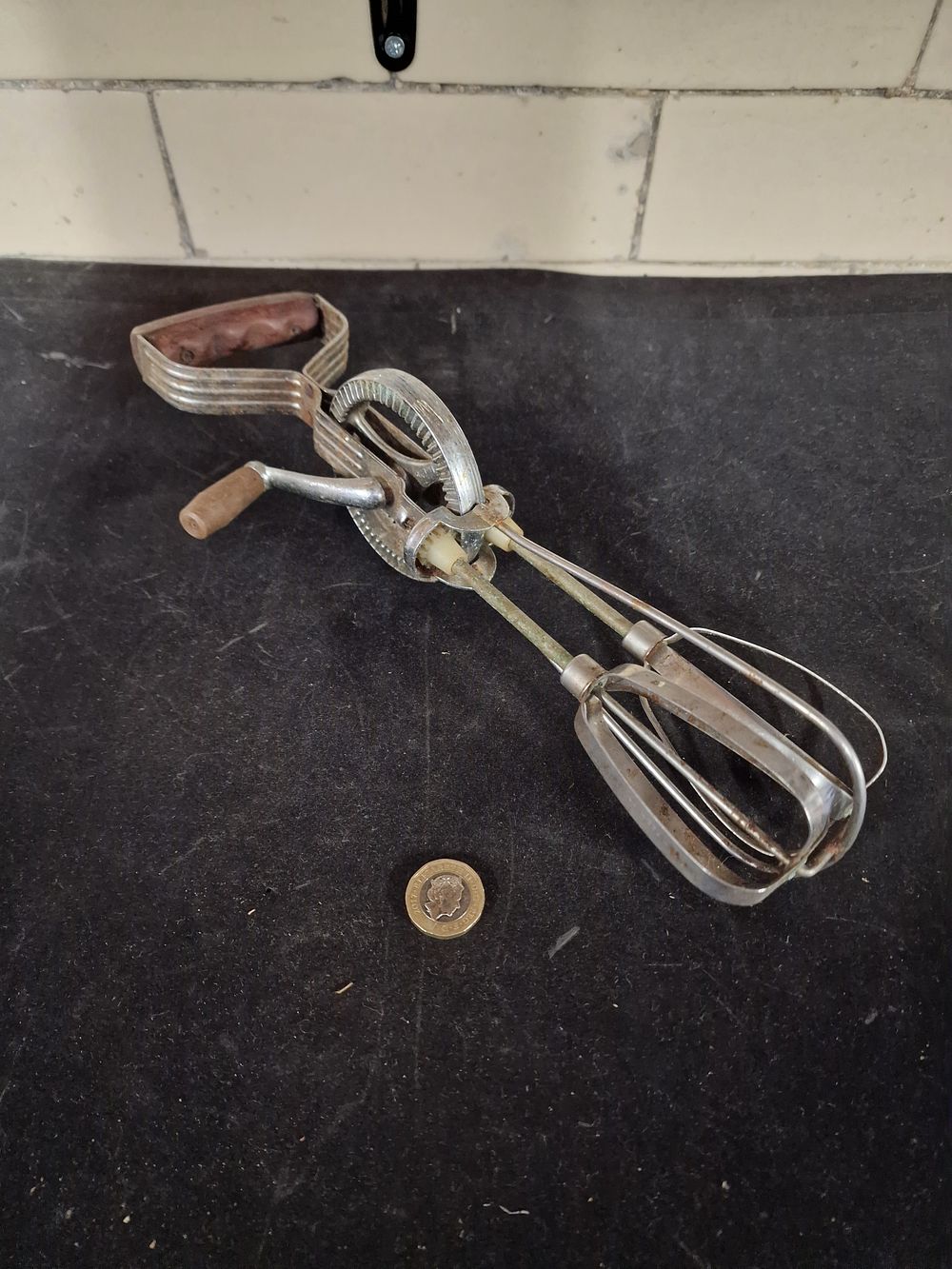 Lot 246: Vintage Hand Whisk